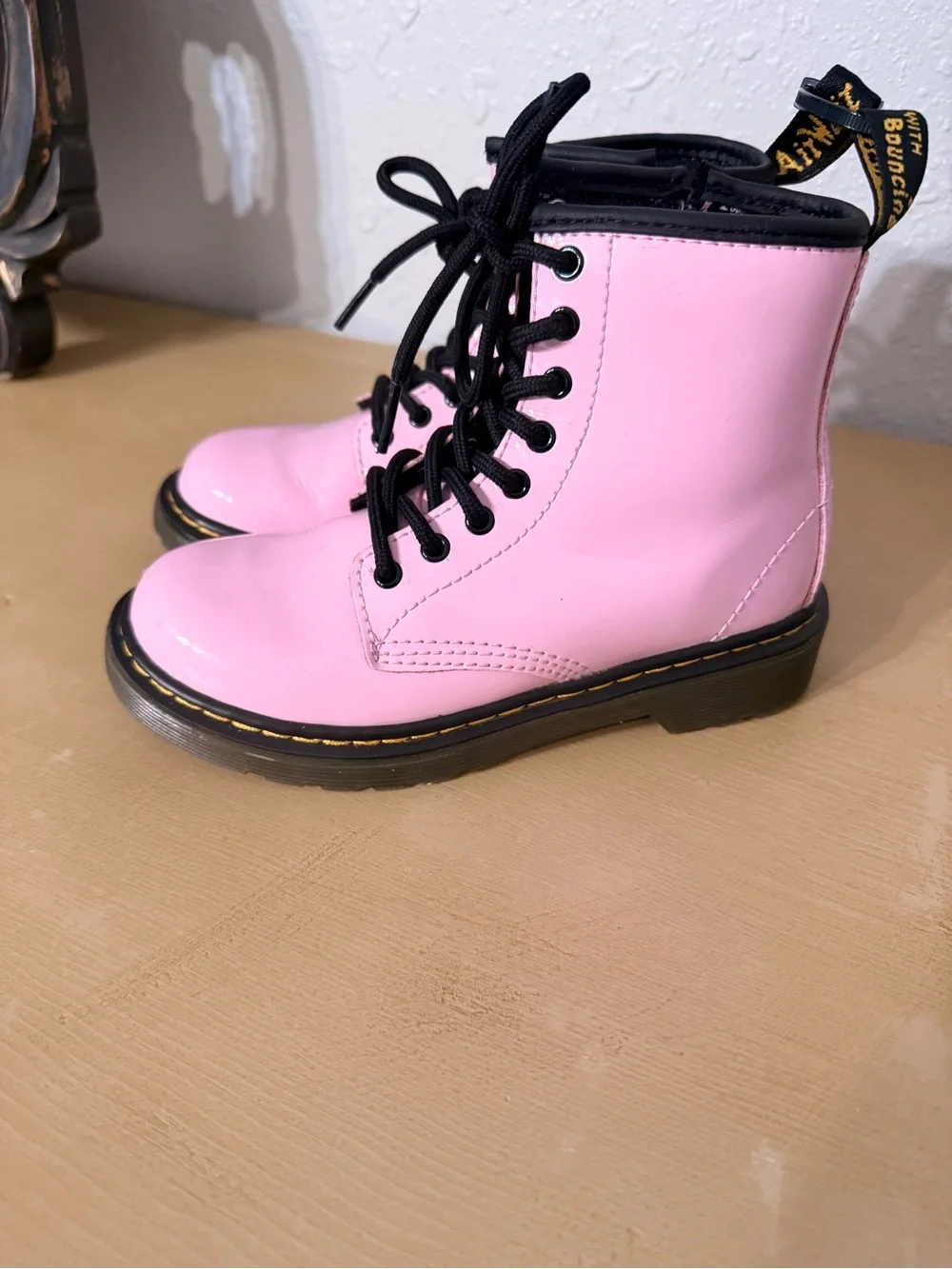 Dr Martens Pink Girls Boots.